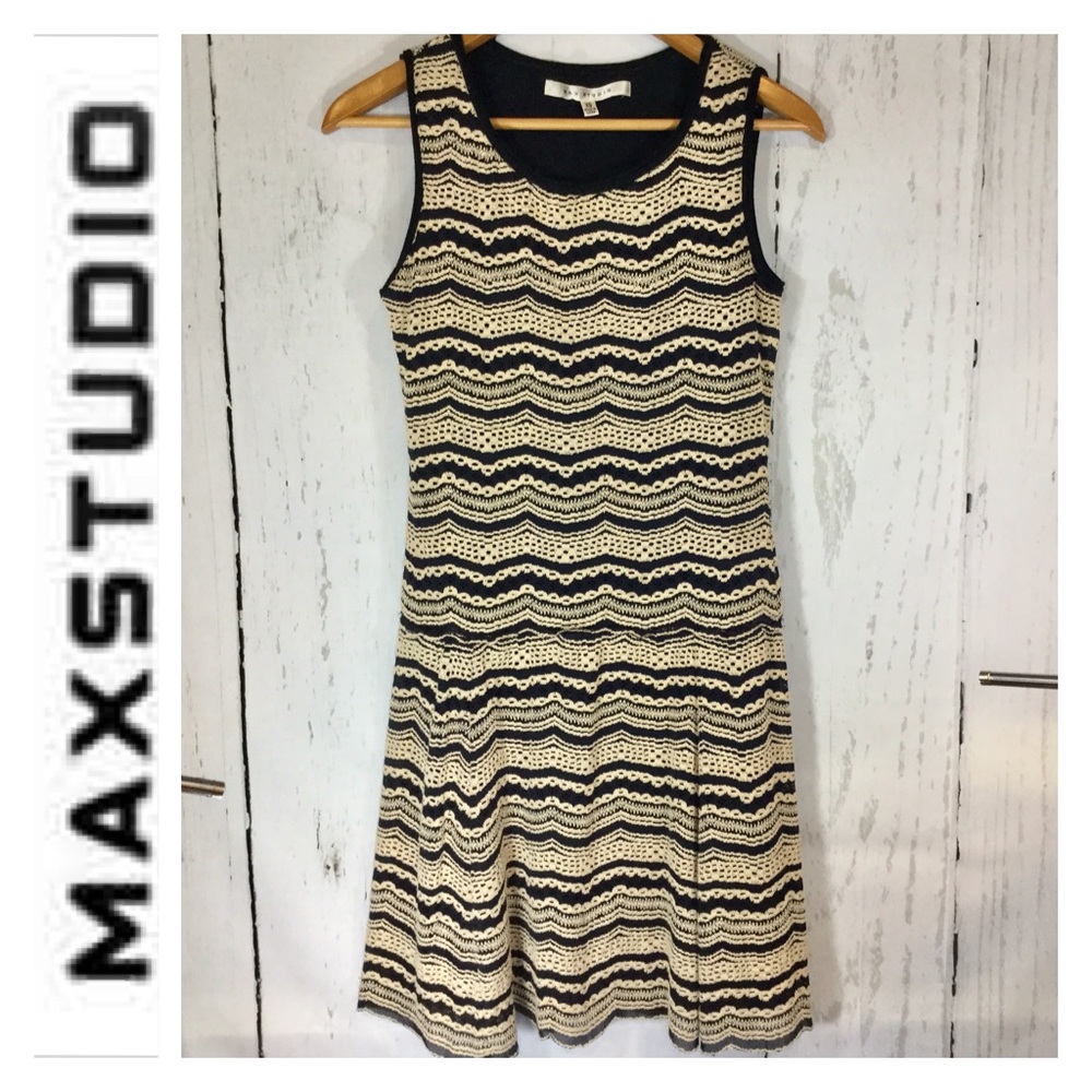 MAX STUDIO Black Cocktail Dress